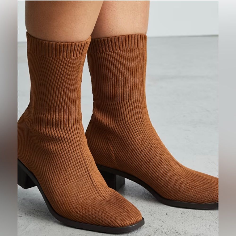 Everlane The High-Ankle Glove Boot in ReKnit Size 11